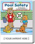 CS0295 Pool Safety Coloring and Activity Book with Custom Imprint